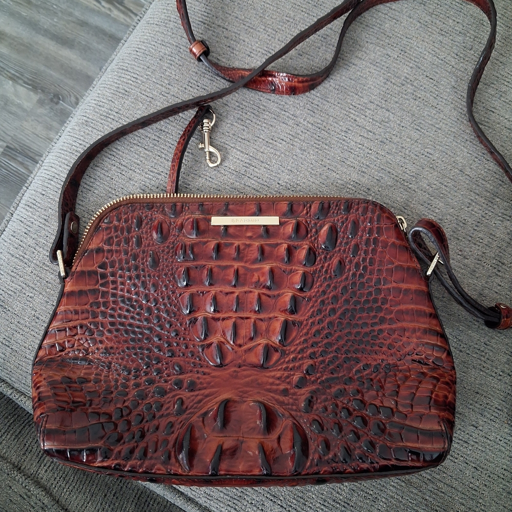 BRAHMIN Pecan Melbourne Small Georgina